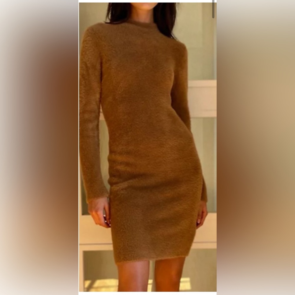Aritzia Babaton fuzzy sweater dress, very warm and sexy! - Picture 5 of 14